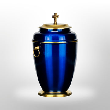 Metallurne Blau mit goldenem Kreuz — 3,5 l