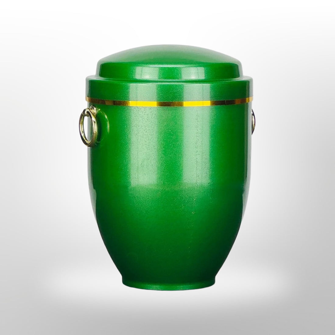 Metallurne in Grün mit Griffen, 3,5 l