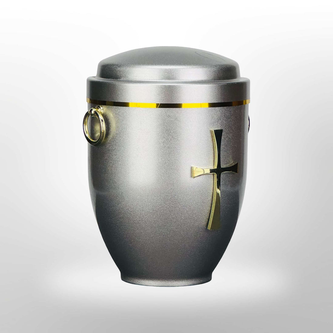 Metallurne in Silber mit Griffen und Kreuz, 3,5 l