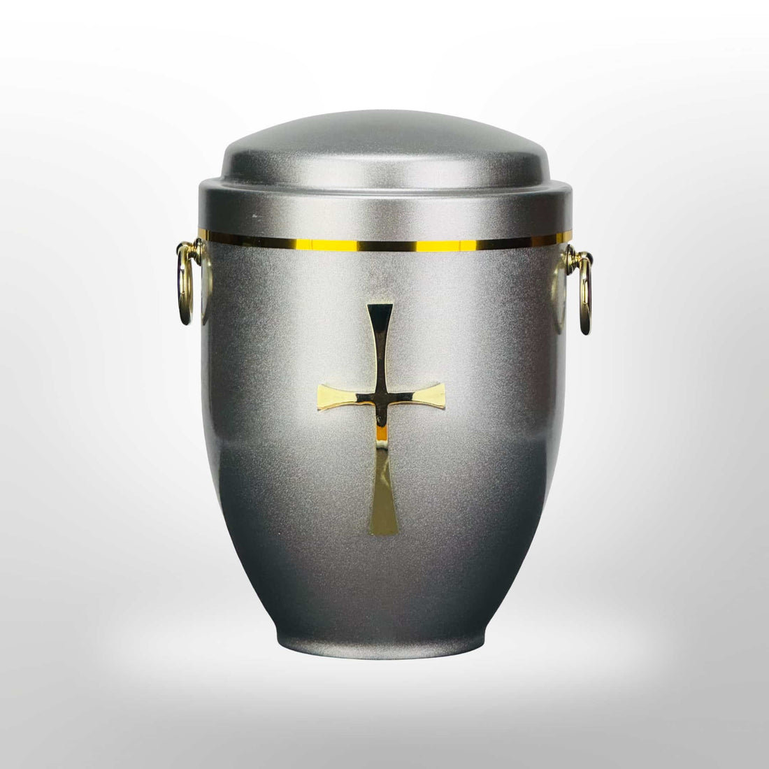 Metallurne in Silber mit Griffen und Kreuz, 3,5 l