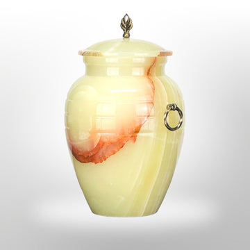 Onyx-Urne mit Griffen