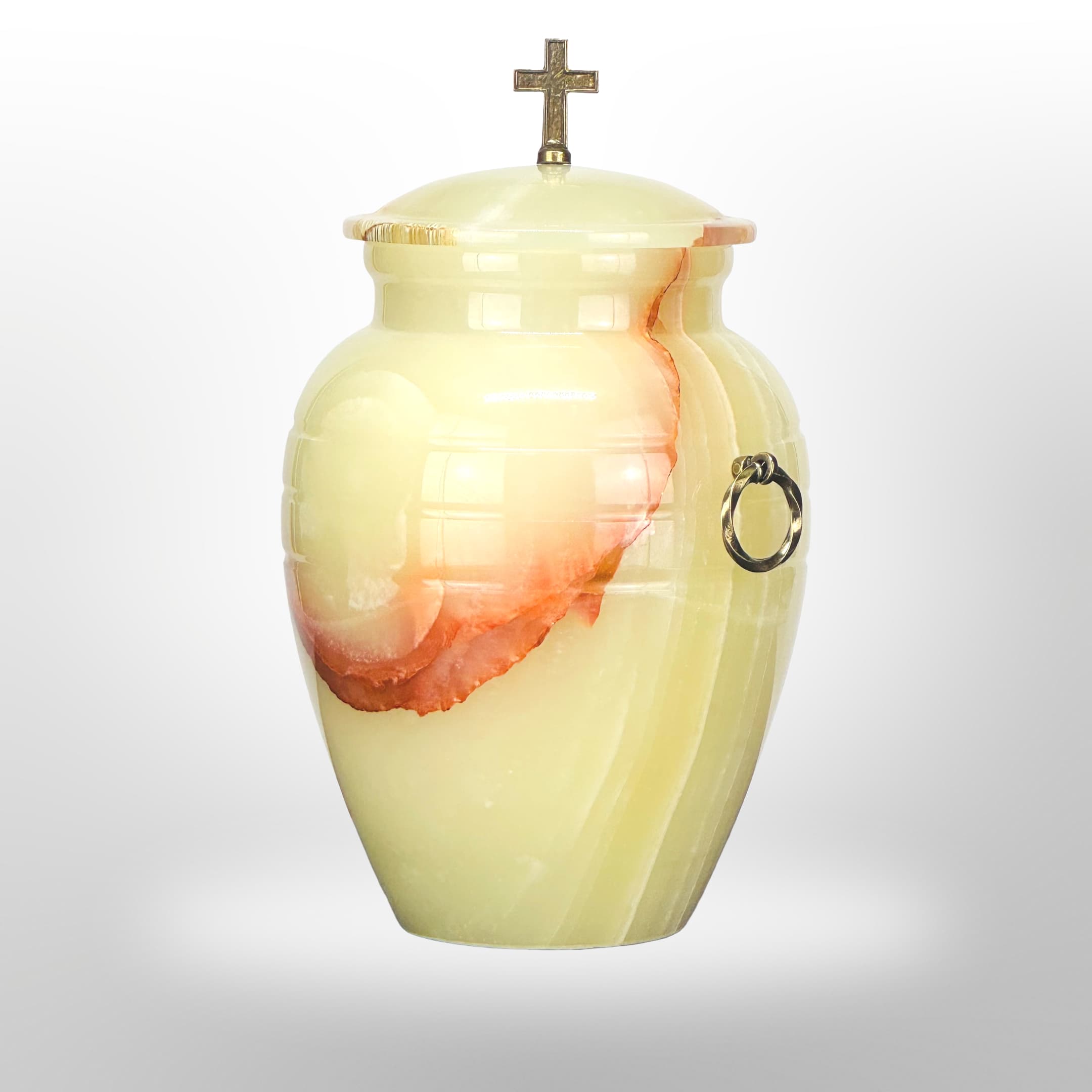 Onyx-Urne mit Griffen