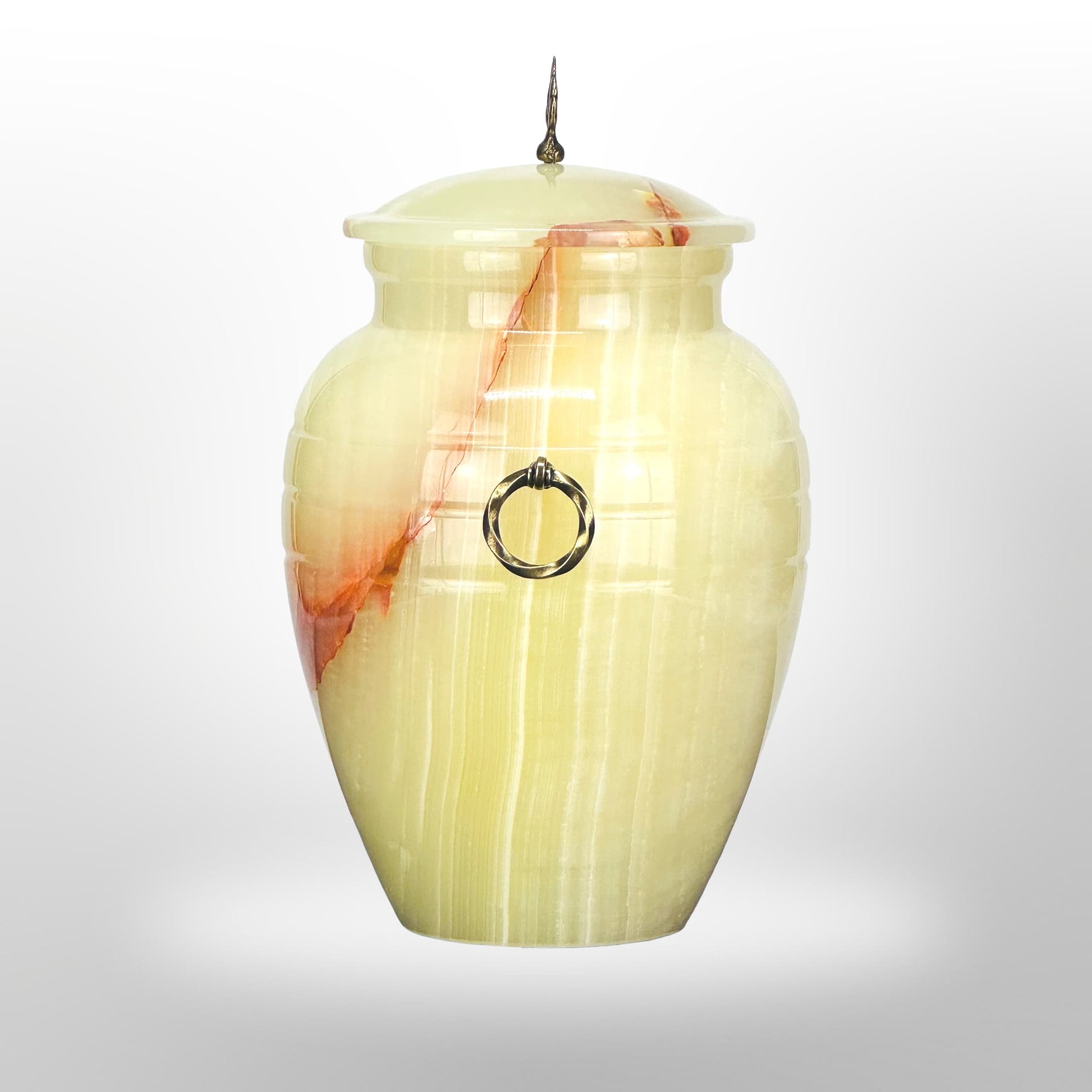 Onyx-Urne mit Griffen