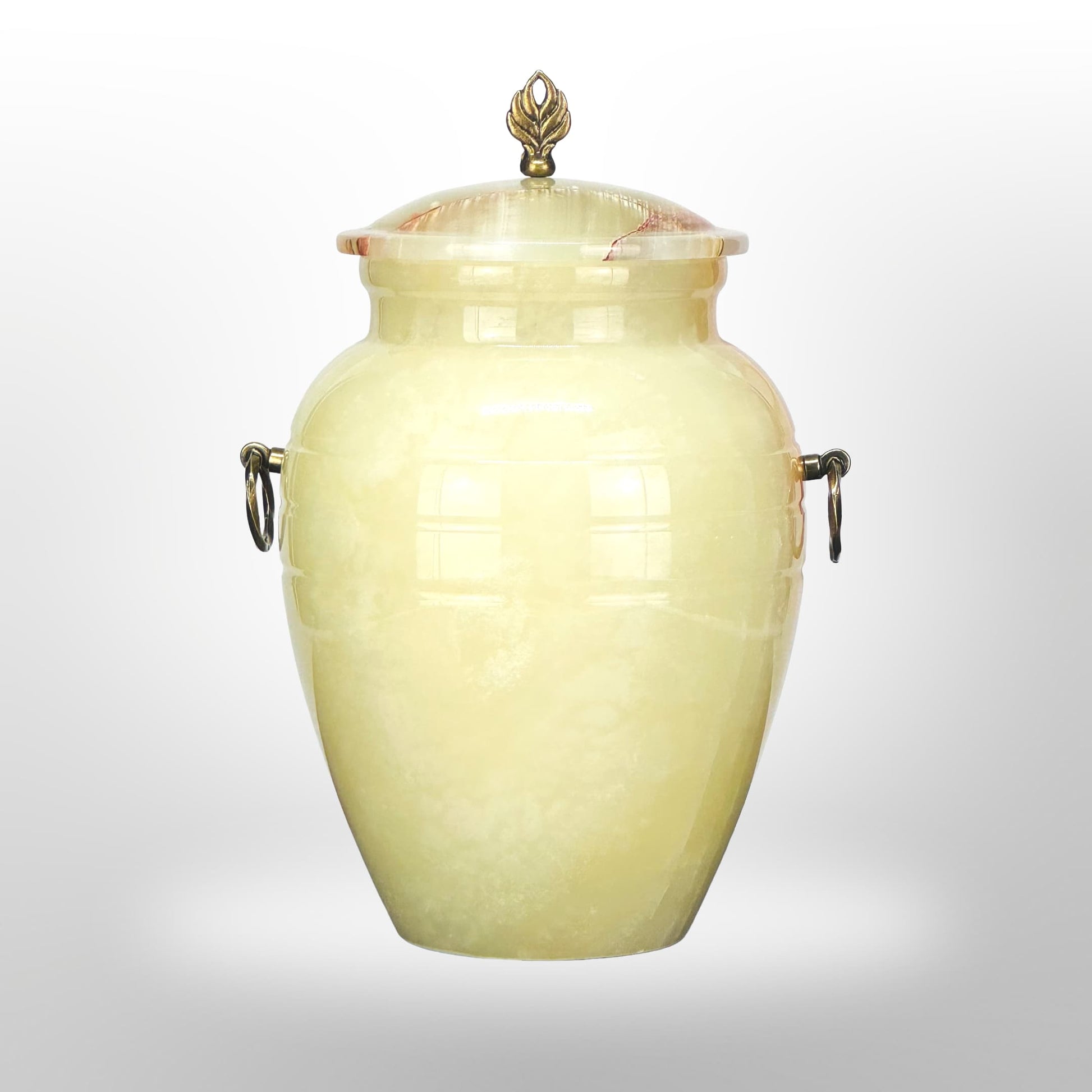 Onyx-Urne mit Griffen