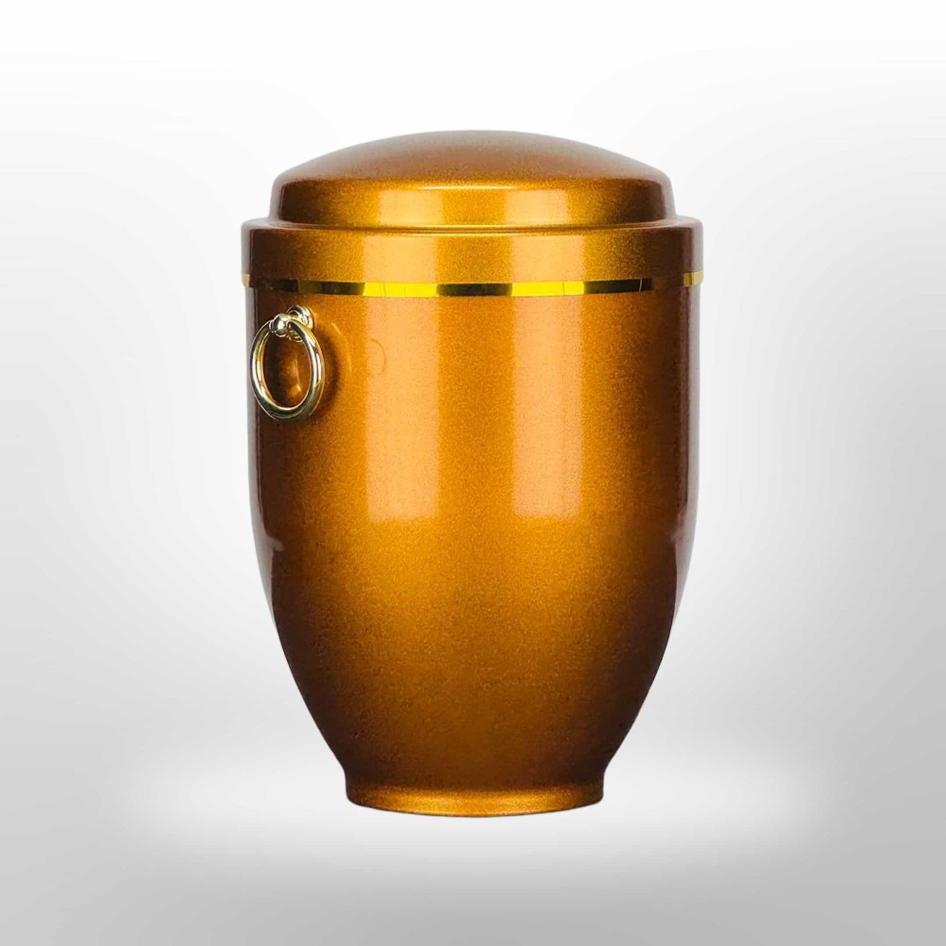 Metallurne in Gold mit Griffen