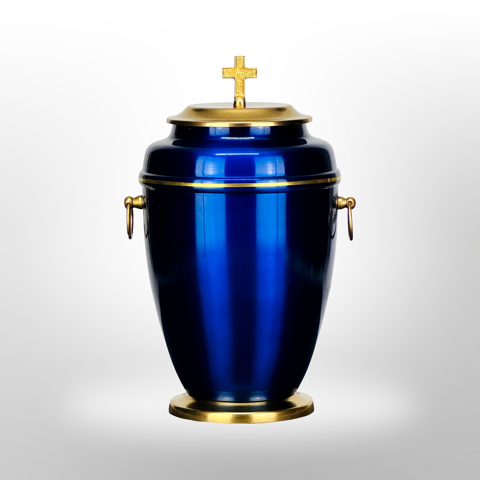 Metallurne Blau mit goldenem Kreuz — 3,5 l.