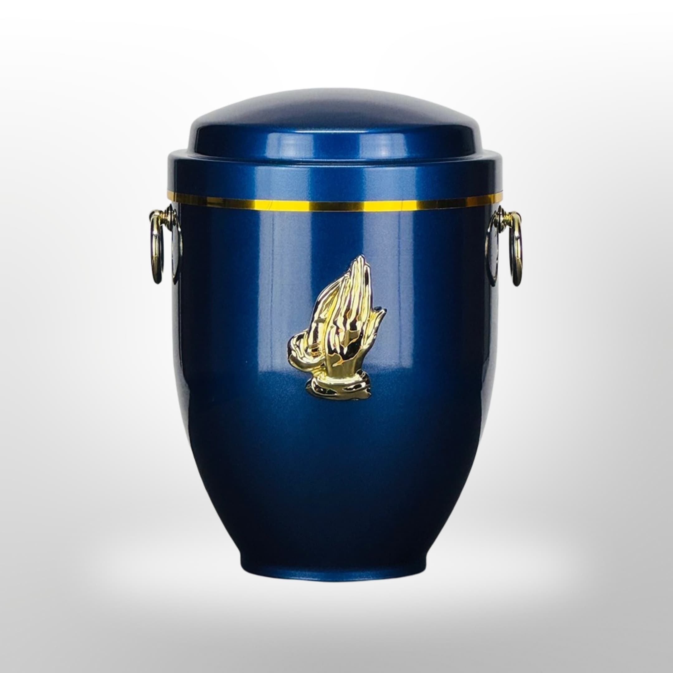 Metallurne in Blau mit Griffen und Händen, 3,5 l