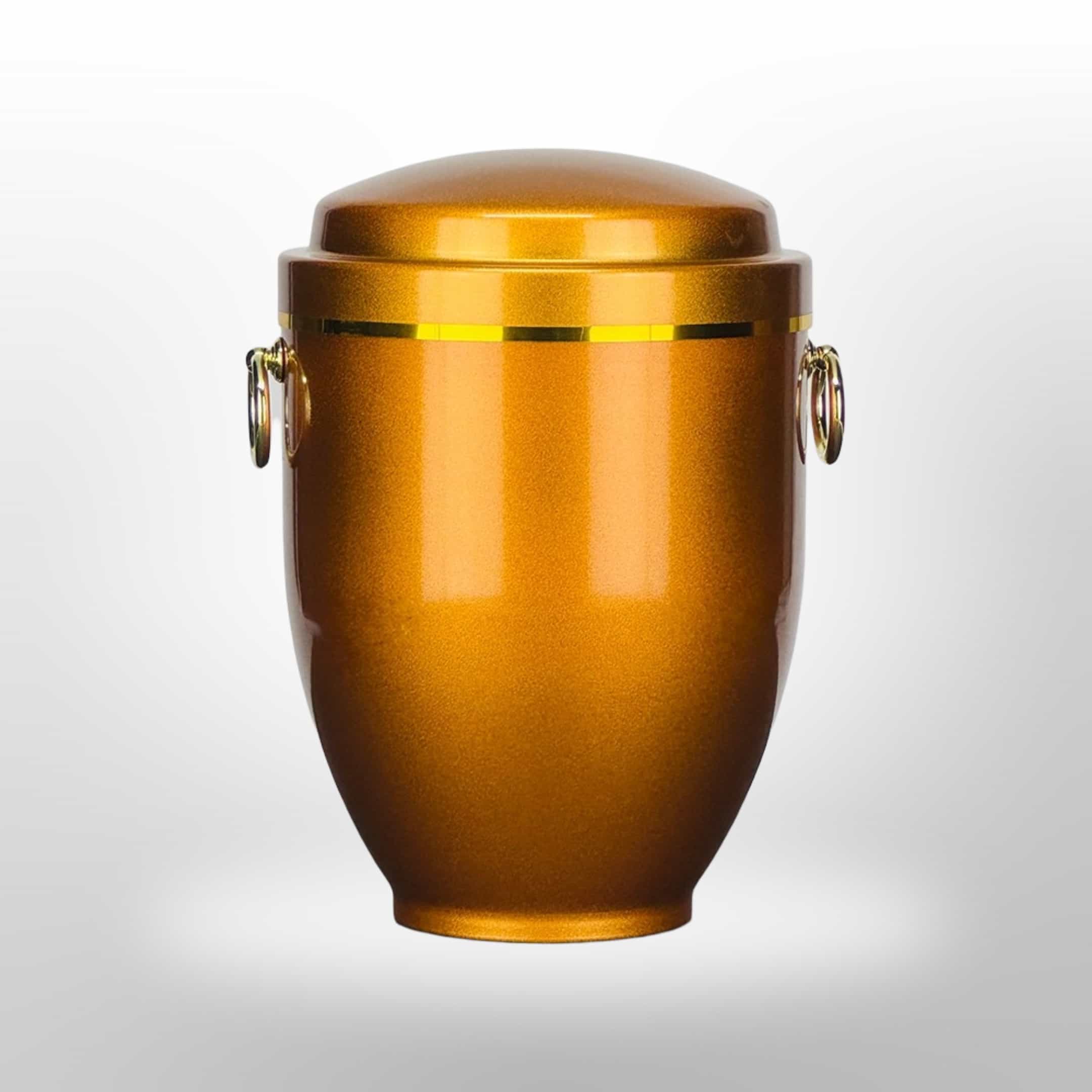 Metallurne in Gold mit Griffen, 3,5 l