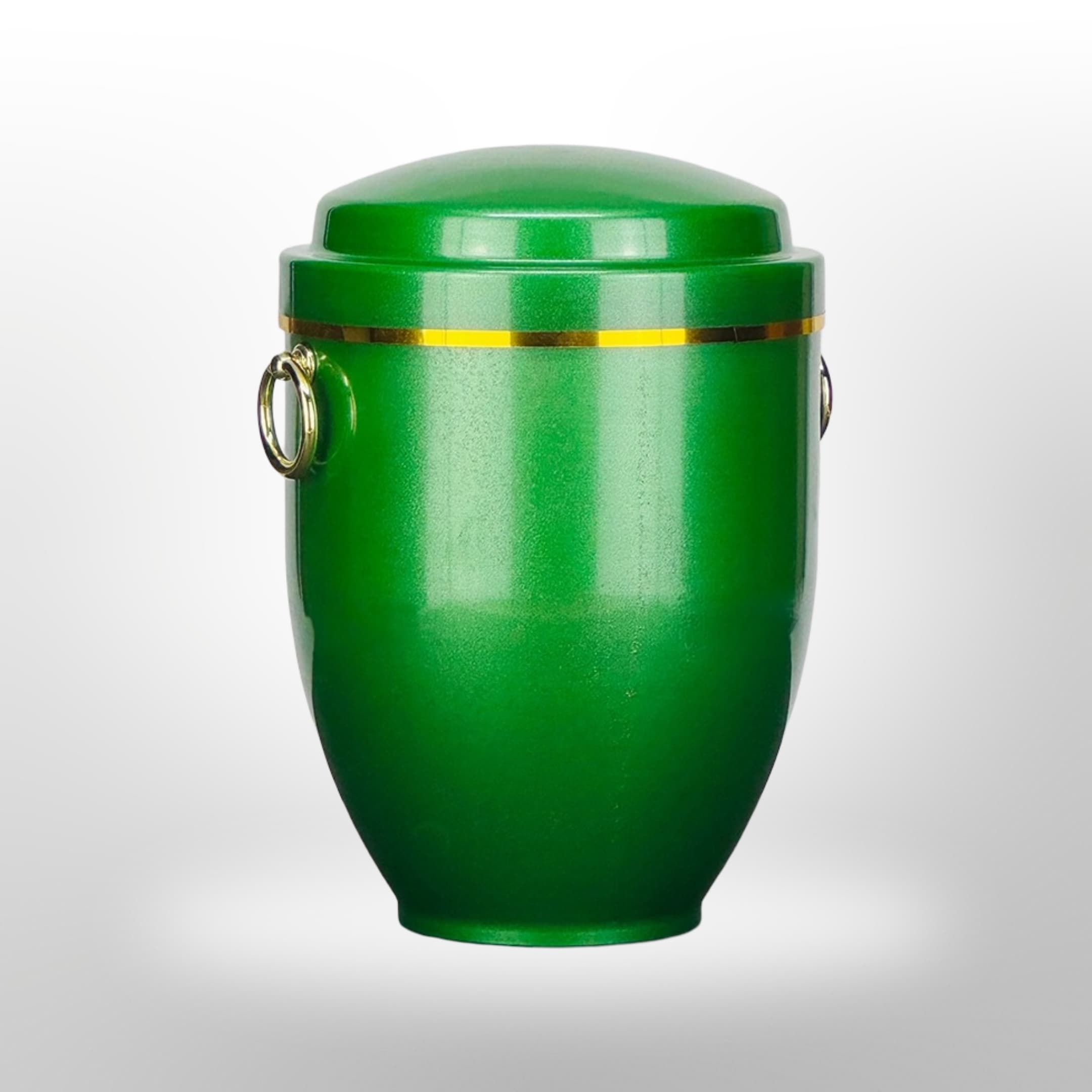 Metallurne in Grün mit Griffen, 3,5 l