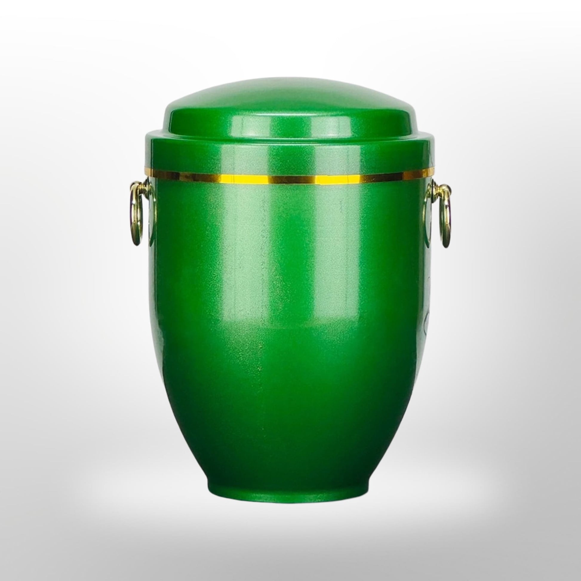 Metallurne in Grün mit Griffen, 3,5 l