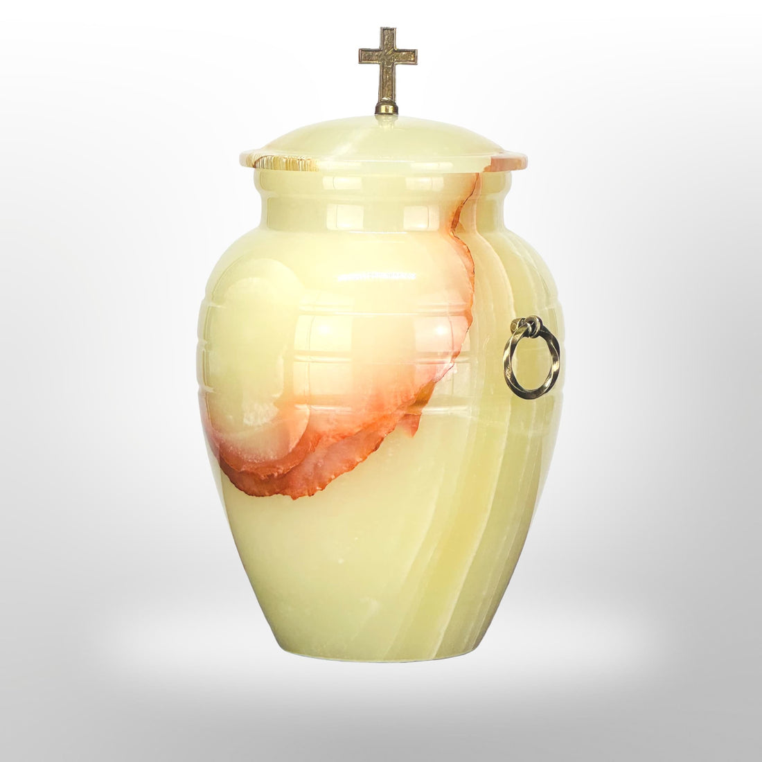 Onyx-Urne mit Griffen