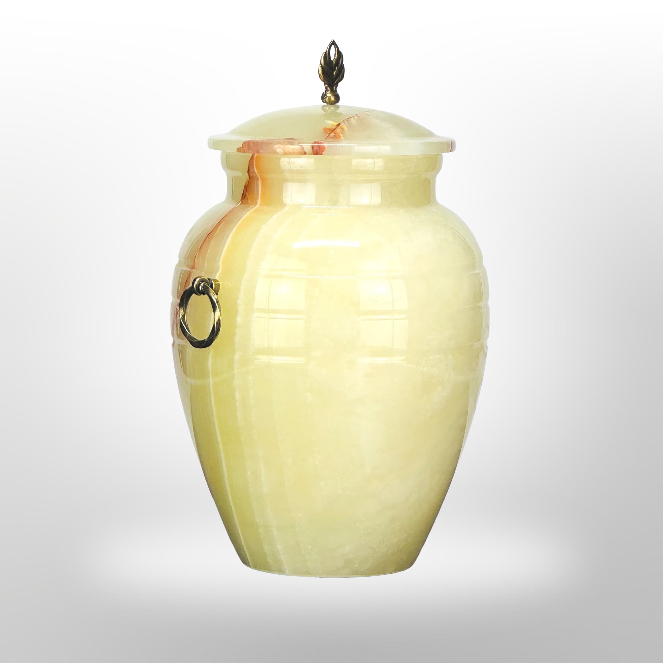 Onyx-Urne mit Griffen