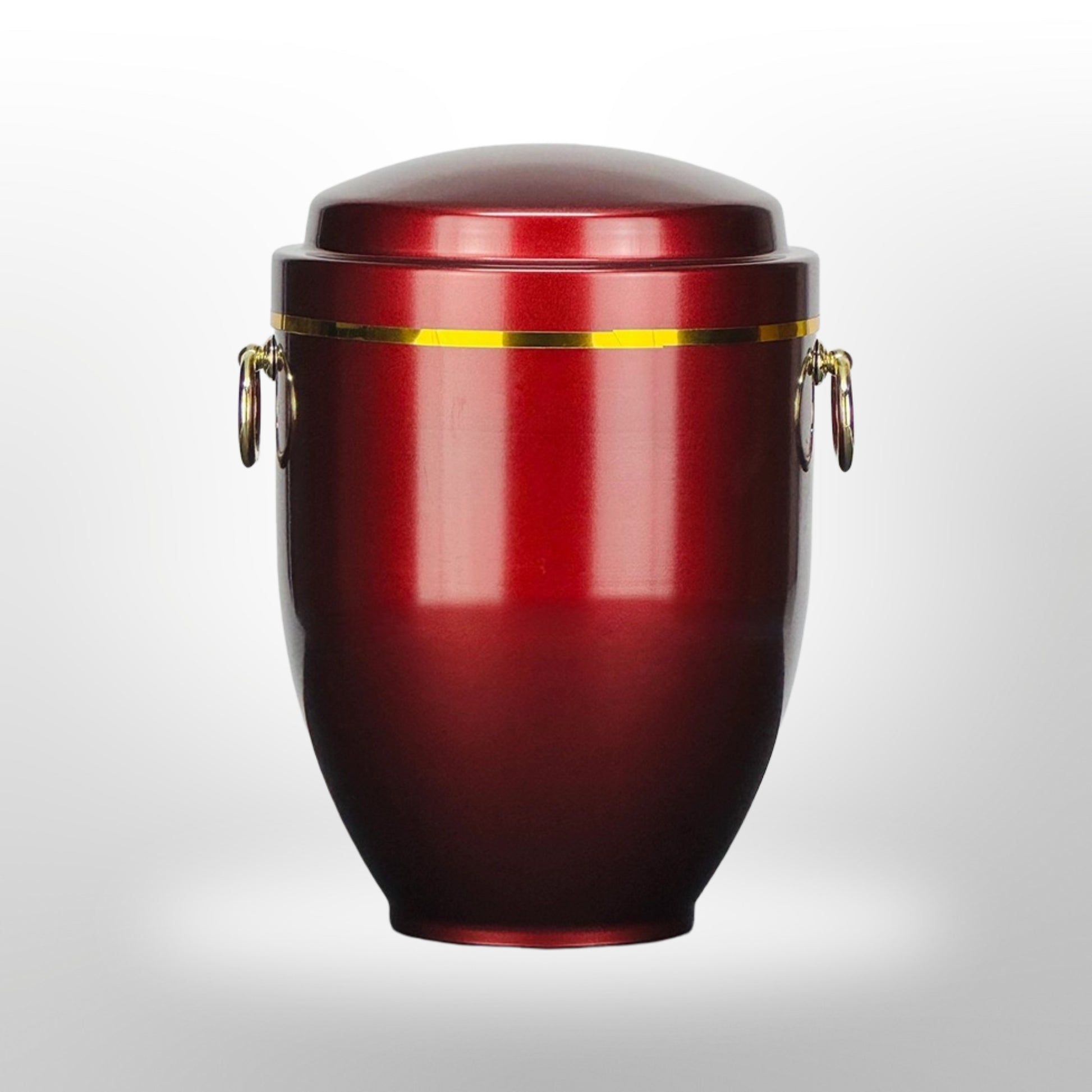 Metallurne in Rot mit Griffen, 3,5 l